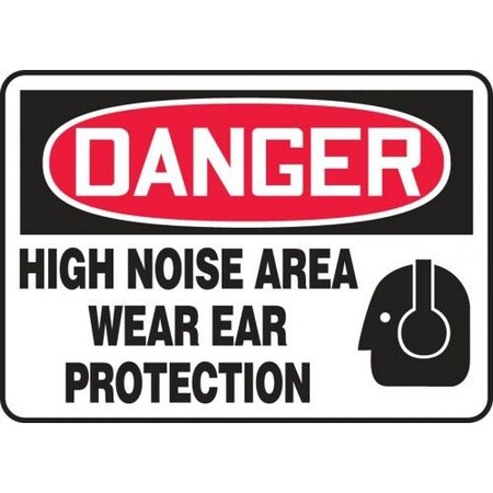 OSHA DANGER Safety Sign HIGH NOISE MPPE037VS